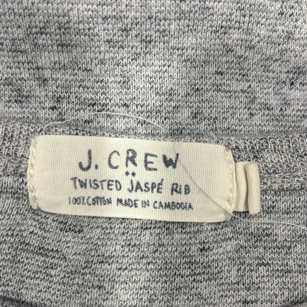 J. Crew Men's Heather Gray Crewneck Sweater